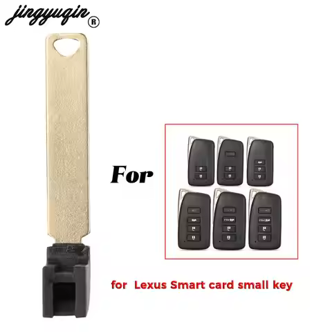 jingyuqin for Lexus car keyblade emergency smart remote insertion key ES300H ES350 GS350 GS200T GS45