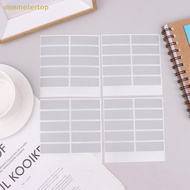 Onemetertop 50PCS 48x15mm Rectangular Reward Scratch Card Film Coated Stickers Scratch Off Labels DI