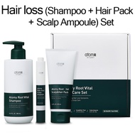 Atomy Root Vital Shampoo + Hair Pack + Scalp Ampoule Set/Hair loss