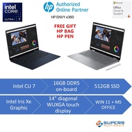 HP ENVY x360 Laptop 14-fc0185tu blue , fc0186tu Meteor (Intel CU7 , 16gb ram, 512GB ssd, 14" diagona