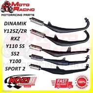 🚗🎁◘🏍 DINAMIK RXZ Y125Z 125ZR Y100 SPORT Y110 SS2 TS RACING EXHAUST PIPE EKZOS CHAMBER CUTTING STANDARD KOZI AHM SHM Y