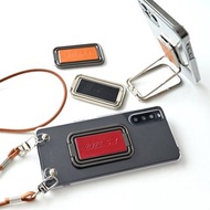 免費刻名智能手機智能手機肩部多功能指環【無印意大利皮套肩帶套裝】立式視頻智能手機指環智能手機支架CE08M