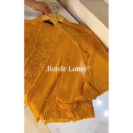 Premium Lotus Embroidered Kebaya for Graduation & Party | Ethnic Candrika