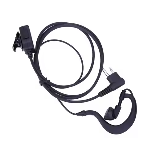 1m 2-Pin Earpiece Headset Mic PTT for Motorola CB Radio CP88 CP040 CP100 CP110 XV1100 XV2100 AXV5100