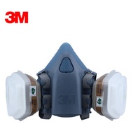 3M Mask Gas Mask Spray Painting Professional Protective Mask7502Anti-paint chemical gas industrial m