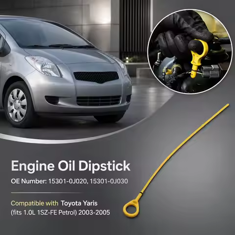 For Toyota Yaris 1.0L 1SZ-FE Petrol 2003 2004 2005 Engine Oil Fluid Dipstick Oil Level Gauge 15301-0