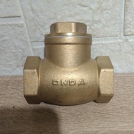 CHECK VALVE ONDA 1INCH/KLEP TABOK ONDA 1" KUNINGAN SWING CHECK -Izyo Shop25