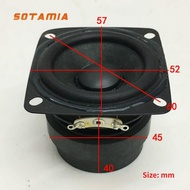 SOTAMIA 2pcs 2 Inch Mini Full Range Speaker 8 Ohm 15W Dual Magnetic Steel Rubber Side Audio DIY Blue