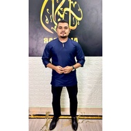 Kurta lelaki lengan 3suku dewasa cotton premium