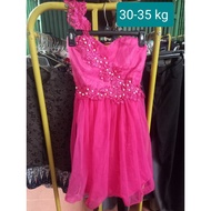 Pink princess dress 30-35 kg MS18
