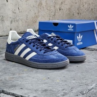 originals Handball Spzl German Training Retro Versatile Casual Sneakers Men Women Same Style Dark Bl