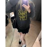 Acne Studios Autumn Winter New Style Series Retro Washed Frayed Distressed Version Printed Letters L