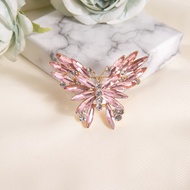 XS70-Premium Brooch Pin/brooch clip/bros jilbab/Classic Butterfly Brooch/Delicate Rhinestone Brooch 