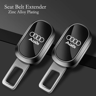 1/2pcs Audi Car Seat Belt Extender Audi TT Sline A3 A4 A5 A6 A7 A8 Q2 Q3 Q5 Q7 Q8 Seat Belt Lock Socket Safety Buckl Accessories