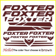 ♞,♘,♙FOXTER Bike Vinyl Sticker Decal for Mountain Bike and Road Bike