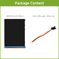 Waveshare ESP32-S3บอร์ดพัฒนาแสดงผล2.8นิ้วประเภท B 480 × 640 IPSหน่วยประมวลผลแบบ Dual-Core LX7 32บิต