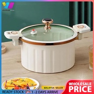 WHOLESALE | 10L Enamel Micro Pressure Cooker Multifunction Meat Stewing Frying Steaming Soup Non Sti
