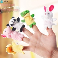 ISITA Children's Hand Puppet, Parent-Child Plush Animal Puppet, Interactive Dog Rat Chick Finger Puppet Educational Toy