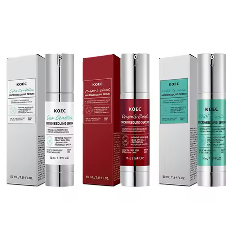 Centella Asiatica Microneedle Serum Deep Hydration Soothing Dragon Blood Serum Firm Brighten Repairi