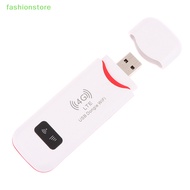 fashionstore 4G Router LTE Wireless USB Dongle WiFi Router Mobile Broadband Modem Stick Sim Card USB Adapter Pocket Router Network Adapter SG