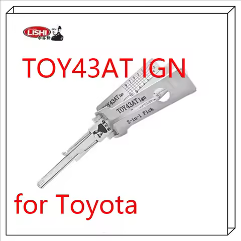 2026 NEW Lishi 2-in-1 Pick/Decoder for Toyota 10-Cut TR47/TOY43AT—IGNITION LOCKSMITH TOOL