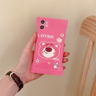 เคสถุงขนมสกรีนลาย กันเลนส์กล้อง บิดงอได้สำหรับ 7p/8p xr 11 11promax 12 12pro 12promax 13 13promax 14