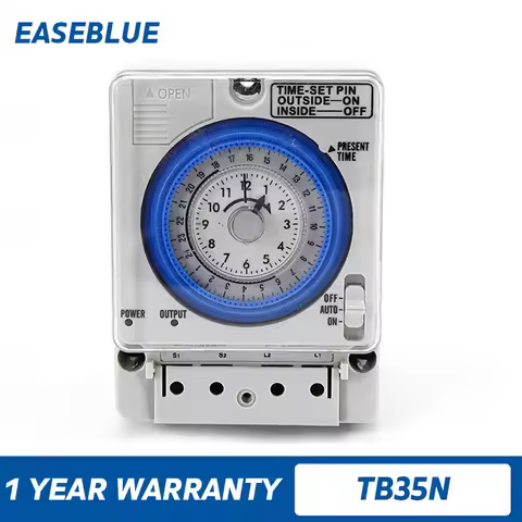 Electrical Mechanical Timer Switch Analog Dial Timers 24hours 7days 15A 20A Din Rail Weekly Programm