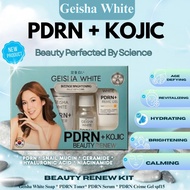 GEISHA WHITE PDRN + KOJIC BEAUTY RENEW FACIAL SET