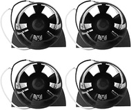 Vuzmode 4x 12V 3'In-Line Bilge Blower Fan Marine RV Cabin Engine Ventilation 145CFM Marine Engine Bl