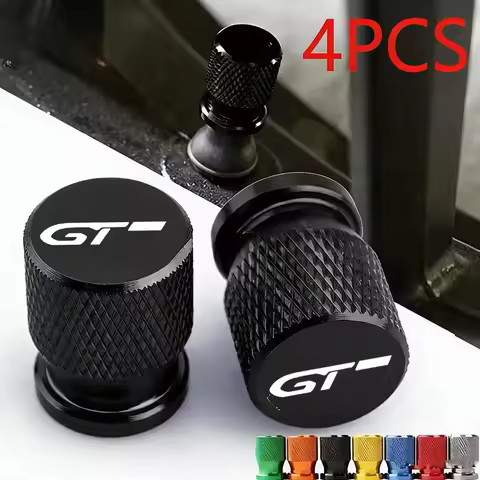 For Peugeot GT GTLine RCZ 308 208 3008 5008 4PCS Colorful Car Accessories Car Tire Valve Cap