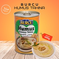 Hummus with Tahina 400g Burcu Chickpea Spread Halal Dip for Parties
