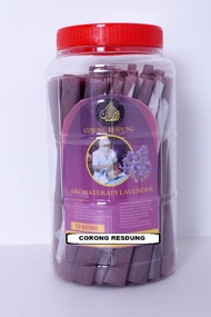 1 BOX | 50 PCS | LAVENDER Corong Resdung Asap LAVENDER Corong Lilin Resdung Tradisional untuk merawa