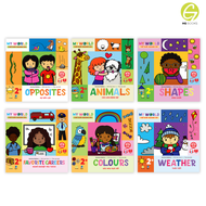 Sách - Bộ 6 cuốn Ehon song ngữ Việt - Anh: My World - Thế Giới Quanh Em - Tặng file nghe giúp bé làm