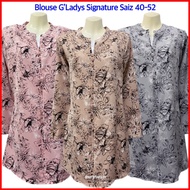 NEW BLOUSE G’LADYS SIGNATURE SAIZ 40-52 GLADYS WOMEN CLOTHING COLLECTION CASUAL WEAR