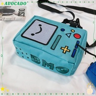 AVOCADD Small Bags, Adventure Time Cartoon Anime Crossbody Bag, Funny Double Soft BMO Robot Shoulder