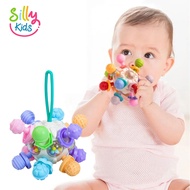 Baby Teether Ball BPA Free Baby Teether Silicone Teether Rattle Teether