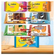 Julie's Cheese/Peanut Butter/Choco More/Dark Choco/Finger Lemon Sandwich/Cheese/Osborne Crackers Bis