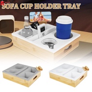 Couch Cup Holder Practical Sofa Cup Holder with Cell Phone Holder 5 Compartments Couch Drink Holder 