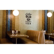New Wall Sticker Quotes Coffee Good Idea Wall Decoration Sticker Decor Cafe