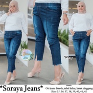 Soraya Levis Jeans For Women Size 35-42 Super Jumbo Newest 2023 Premium Rubber Waist