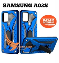 CASE HP SAMSUNG GALAXY A02S/M02S casing standing robot hard case NEW cover