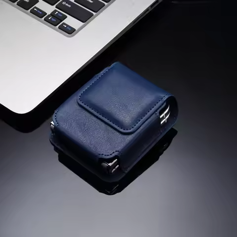 Leather Belt Clip Case Hanging Waist Bag For Oppo Find N3 Tecno Magic V Samsung Z Flip 7 6 5,Moto Ra