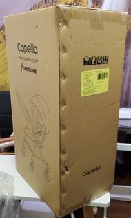 (全新) Capella freemove 四輪轉向 5.8kg 全功能嬰兒手推車 深灰色
