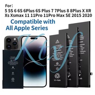 High Capacity Phone Battery For Phone 5S 5 6S 6 7 8 Plus X SE SE2 XR XS 11 Pro Max Replacement