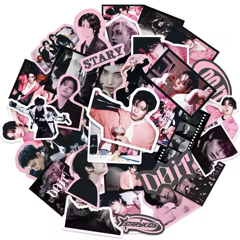 50Pcs Stray Kids DO IT Album Stickers Waterproof K Pop Idol Decorative Stickers For Laptop Water Bot