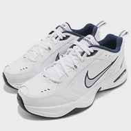 Nike 休閒鞋 Air Monarch IV 運動 男鞋 基本款 舒適 簡約 皮革 穿搭 白 銀