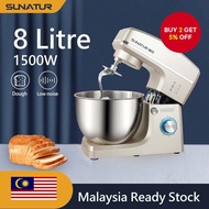 SUNATUR Heavy Duty Stand Mixer (1500W/8L) SM-1511N  SUNATUR Pengadun Berdiri Tugas Berat (1500W/8L) 