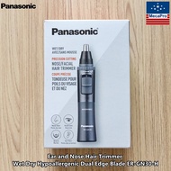 Panasonic® Nose &amp; Facial Hair Trimmer, Wet Dry Hypoallergenic Dual Edge Blade #ER-GN30-H พานาโซนิค เครื่องตัดแต่งขนจมูก ขนหู และขนบนใบหน้า