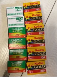 過期菲林 kodakGold100 fujiflim 業務用400 fujicolor superia 100