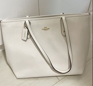 Coach White Tote Bag
